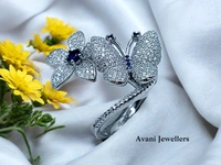Silver Ladies Cocktail Ring - 9.57, 21