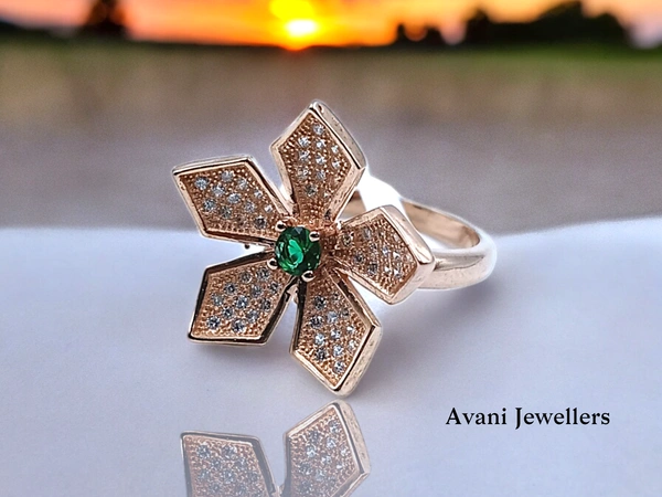 Silver Ladies Cocktail Ring - 4.26, 15