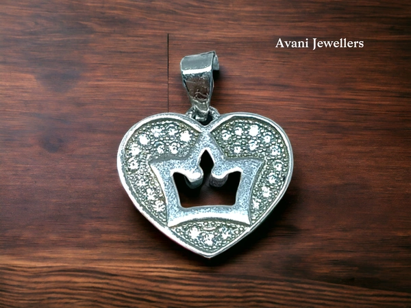 Silver Love Pendant - 2.86