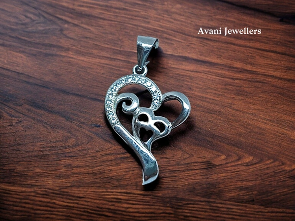 Silver Love Pendant - 1.62