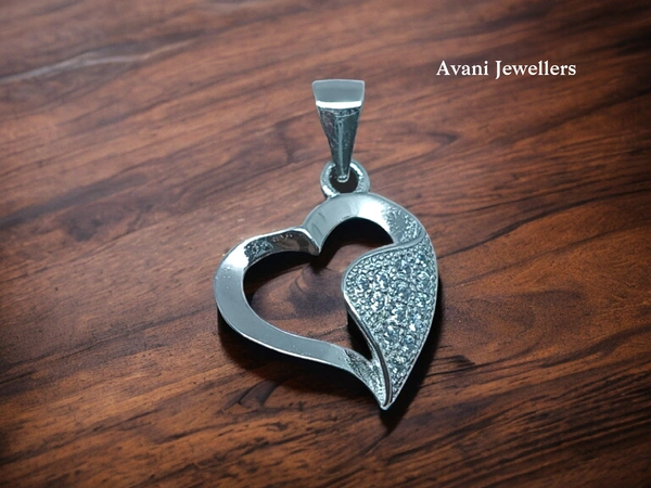 Silver Love Pendant - 1.4