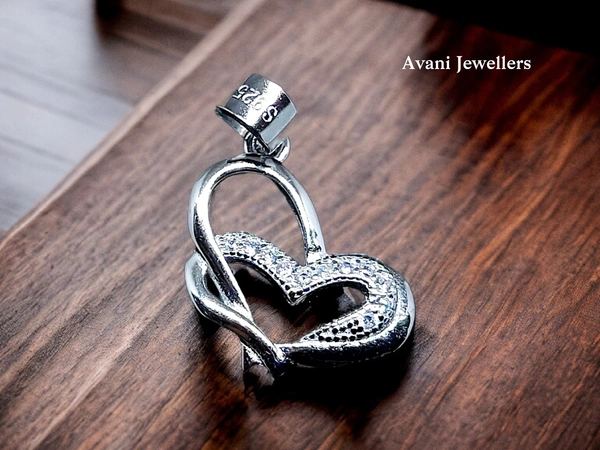 Silver Love Pendant - 1.2