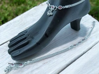 Silver Fancy Paayal - 26.8, 10.5 Inch