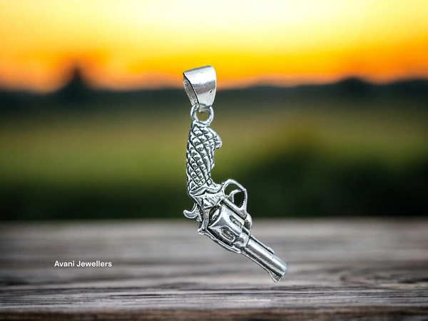 Silver Gents Fancy Pendant - 4.7