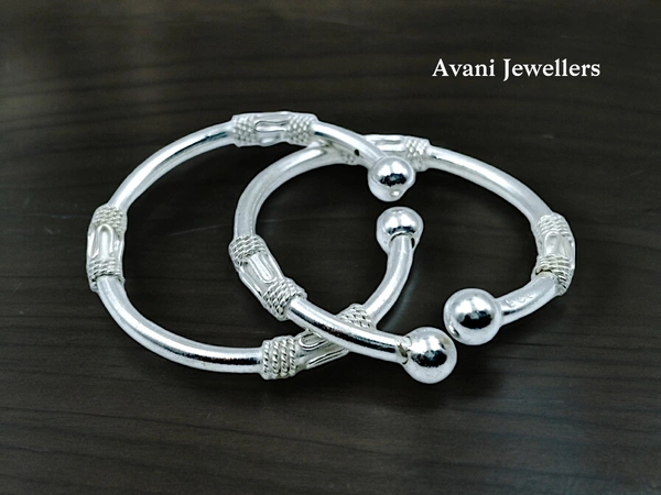 Silver Baby Plain Kade - 12.37, Adjustable