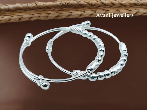 Silver Baby Plain Kade - 13.94, Adjustable