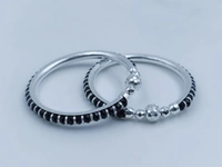 Silver Baby Plain Kade - 14.15, Adjustable