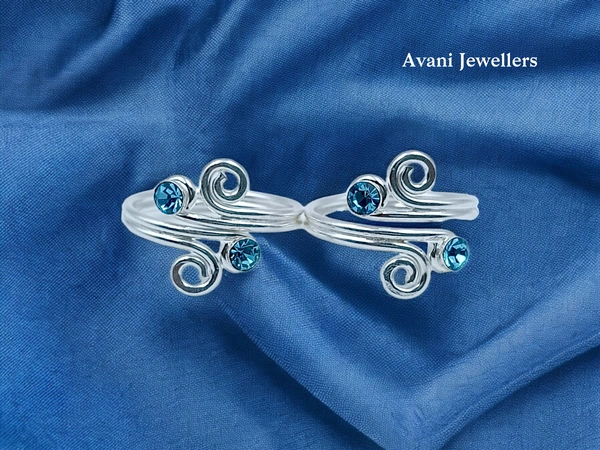 Silver Fancy Stone Bichiya - 3.78