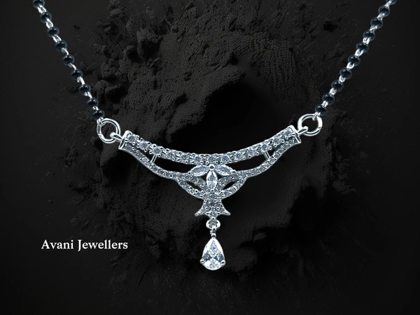 Silver Fancy Mangalsutra - 6.71