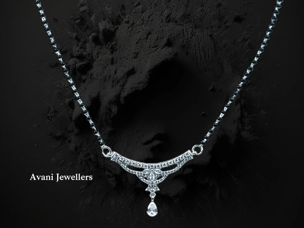 Silver Fancy Mangalsutra - 6.71