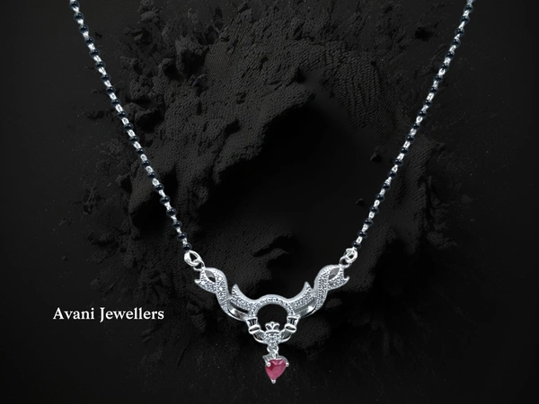 Silver Fancy Mangalsutra - 8.57
