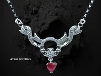 Silver Fancy Mangalsutra - 8.57