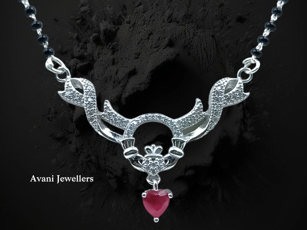 Silver Fancy Mangalsutra - 8.57