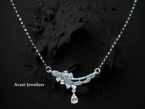 Silver Fancy Mangalsutra - 6.81