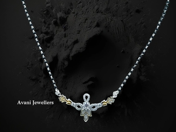 Silver Fancy Mangalsutra - 8.77
