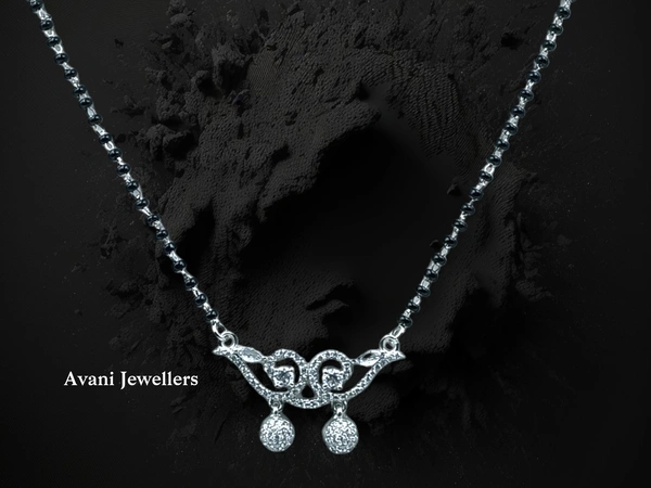Silver Fancy Mangalsutra - 6.85
