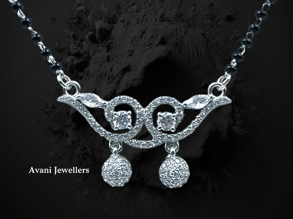 Silver Fancy Mangalsutra - 6.85