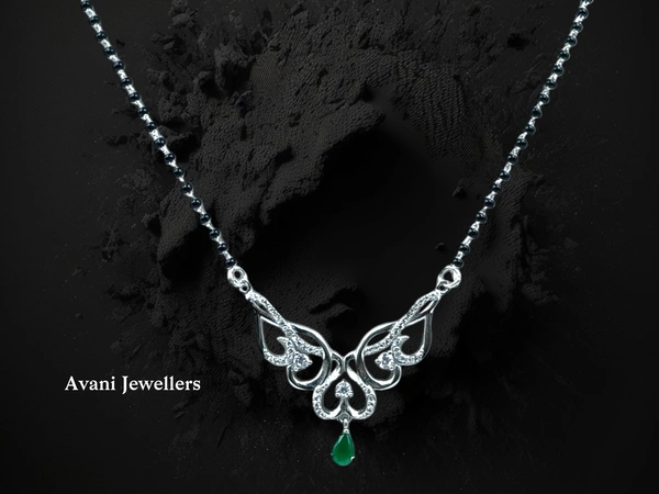 Silver Fancy Mangalsutra - 8.74