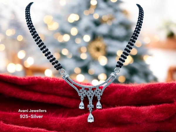 Silver Fancy Mangalsutra - 16.75