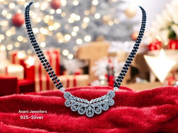 Silver Fancy Mangalsutra - 15.66