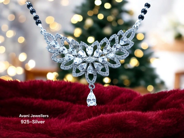 Silver Fancy Mangalsutra - 11