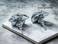 Silver Fancy Studs - 4.37