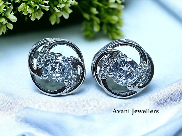 Silver Fancy Studs - 2.75