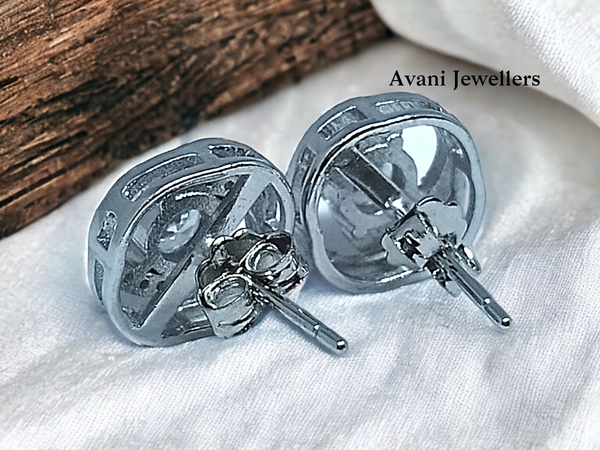 Silver Fancy Studs - 2.75