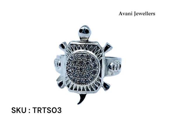 Silver Tortoise Fancy Ring - 4.84, 19