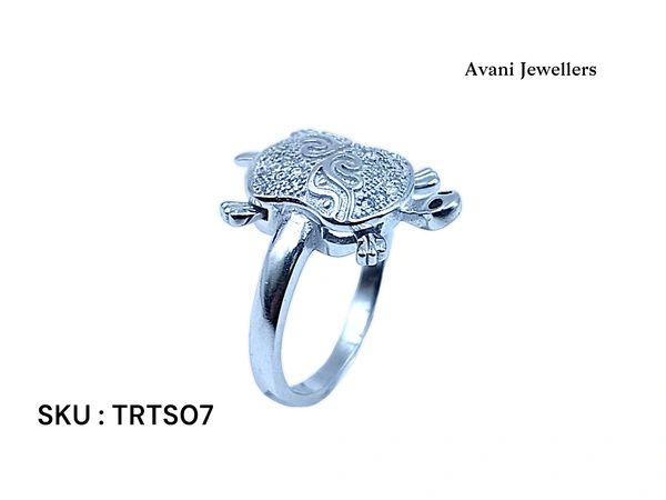 Silver Tortoise Fancy Ring - 5.62, 20