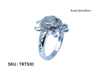 Silver Tortoise Fancy Ring - 5.24, 22