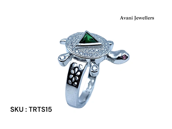 Silver Tortoise Fancy Ring - 6.79, 23