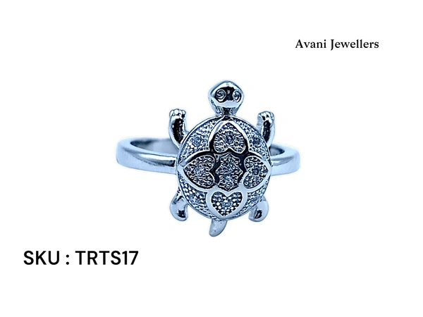 Silver Tortoise Fancy Ring - 2.83, 11