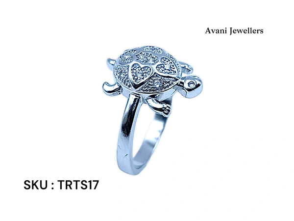 Silver Tortoise Fancy Ring - 2.83, 11