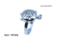 Silver Tortoise Fancy Ring - 3.89, 13