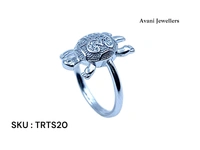 Silver Tortoise Fancy Ring - 2.94, 10