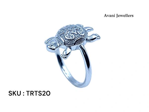 Silver Tortoise Fancy Ring - 2.94, 10