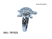 Silver Tortoise Fancy Ring - 5.39, 25