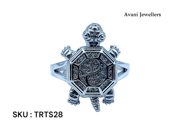 Silver Tortoise Fancy Ring - 4.97, 14