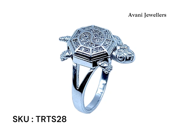 Silver Tortoise Fancy Ring - 4.97, 14