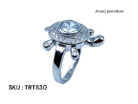 Silver Tortoise Fancy Ring - 3.72, 10