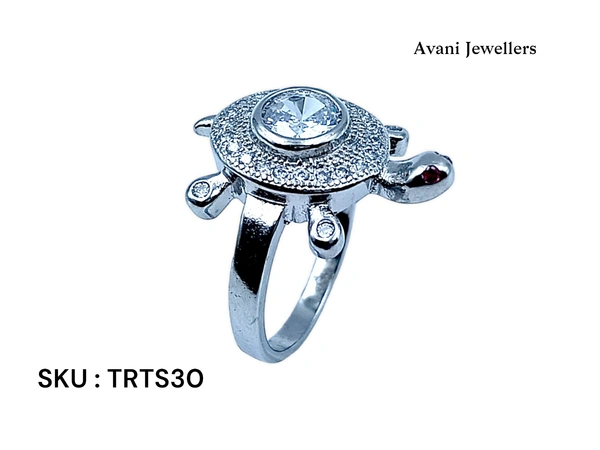 Silver Tortoise Fancy Ring - 3.72, 10