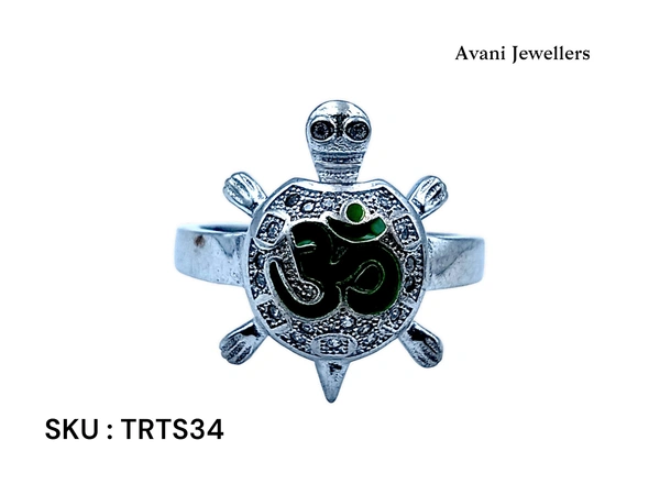Silver Tortoise Fancy Ring - 5.92, 23