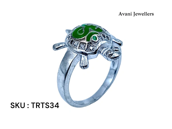 Silver Tortoise Fancy Ring - 5.92, 23