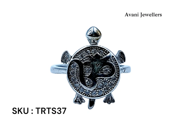 Silver Tortoise Fancy Ring - 3.58, 14