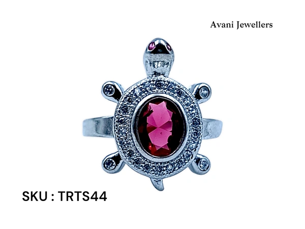 Silver Tortoise Fancy Ring - 3.53, 10