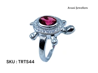 Silver Tortoise Fancy Ring - 3.53, 10