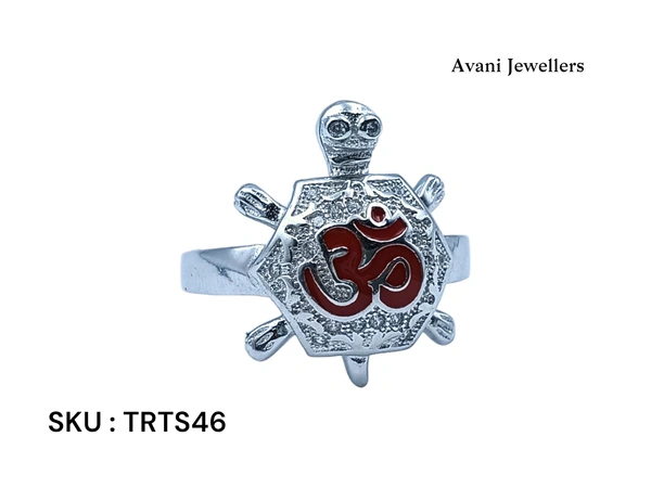 Silver Tortoise Fancy Ring - 6.17, 22