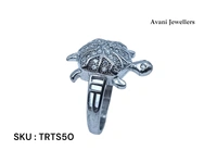 Silver Tortoise Fancy Ring - 7.1, 26