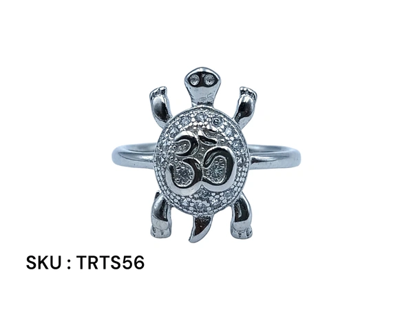 Silver Tortoise Fancy Ring - 3, 11